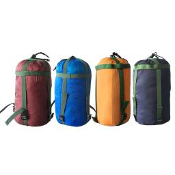 À prova d'água Compressão Stuff Sack Outdoor Camping Saco de dormir Saco de armazenamento de nylon para viagens Caminhadas 5 cores - Image 1