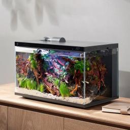 XIAOMI-MIJIA Smart Fish Tank, Alimentação Automática, Iluminação Full Color Gamut, Exibição De Temperatura Do Aquário, Quarto Com Vista Mar, Controle De Aplicativos - Image 2