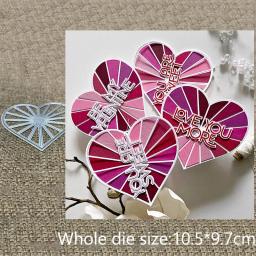 Novo design artesanato estêncil de metal molde de corte dia dos namorados coleção scrapbook corte álbum cartão de papel artesanato gravação - Image 6