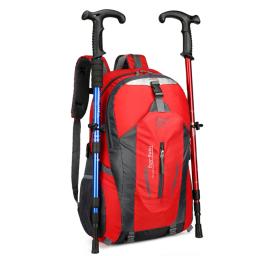 Mochila impermeável portátil ultraleve, saco dobrável de montanhismo, escalada ao ar livre ciclismo viagem mochila, caminhadas mochila, 40L, 840D - Image 5