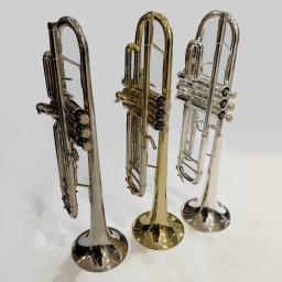 Alta qualidade bb trompete banda estudante jogador profissional instrumento de bronze trompete com saco de concerto - Image 6