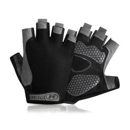 Luvas de treinamento de fitness sem dedos para homens e mulheres, antiderrapante, respirável, ginásio, musculação, exercício, esportes, ciclismo, bicicleta - Image 1