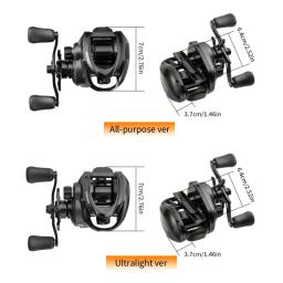 Carretel ThunderHawk Baitcast: ultraleve, anti-folga, relação de engrenagem de 7,1:1, arrasto de 4,5 kg, rolamentos inoxidáveis/cerâmicos para fundição longa - Image 2