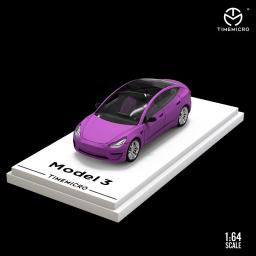 TimeMicro-Diecast carro modelo com pneus de borracha, liga esportiva, carro miniatura, brinquedos presentes, coleção Hobby, 1, 64 - Image 6