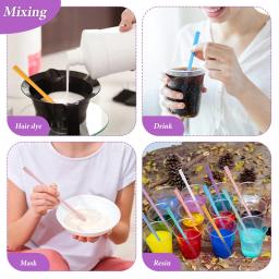 Reutilizável Silicone Stir Stick, Facial Make Up, Agitando Varas para Mistura de Resina Líquida Pintura Epoxy, DIY Artesanato Fazendo Ferramenta, 14 cm, 16 cm, 20cm - Image 6