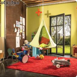 Cama de rede para atividades ao ar livre, tenda de balanço, cadeira dobrável, jardim, camping, quarto, academia - Image 6