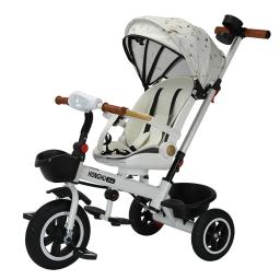 Carrinho Multi Funcional para Crianças, Triciclo Rotativo e Reclinado, 4 em 1, Idade 1-6 Anos de Idade - Image 3