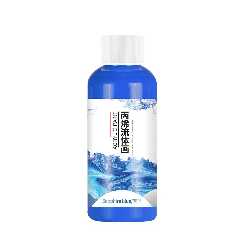 Pintura Fluida Artesanal Criativa, Tinta Acrílica, Pigmento Líquido DIY, Artesanato De Arte, Pintura Dos Desenhos Animados, 24 Cores, 60ml por Garrafa - Image 1