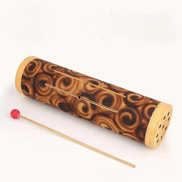 Bambu Tambor Africano Artesanal: Instrumento de Percussão Profissional para Meditação e Yoga