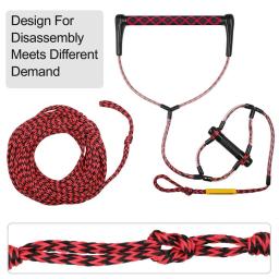 60FT/75FT Corda De Esqui Aquático Segurança Surf Linha De Reboque Leash Cord Com Alça Aderência Ajustável Watersports Corda Corda De Esqui Aquático - Image 4