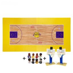 Quadra De Basquete Figuras Conjunto De Modelo, famoso bloco De Construção De Quadra De Basquete, brinquedo De Quadra De Futebol - Image 1