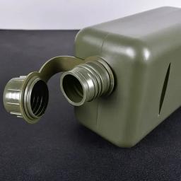 Grande Capacidade Tactical Esporte Garrafa de Água, Exército, 2 L, 2 L, Molle, Ao ar livre com saco, Alça de ombro, Camping Waterbottle - Image 3
