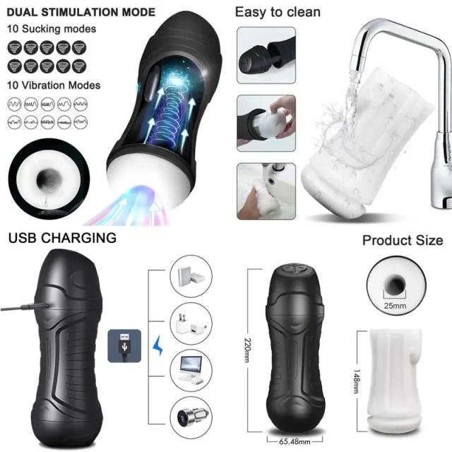 Masturbador Telescópico Macio: A Ferramenta Sexual Ideal para Prazer e Exercício Masculino e Feminino
