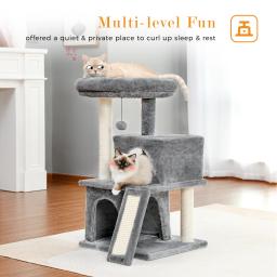 Brinquedo para escalar e pular para gatos, árvore de arranhar, brinquedo para exercício de gatos - Image 6