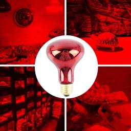 Lâmpada de calor infravermelho, luz vermelha, lâmpadas de calor para Pet, lagartos, dragões barbudos, camaleões, cobras, répteis, anfíbios, 100W, 2 Pack - Image 2