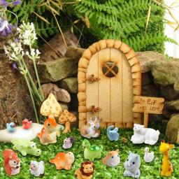 Mini Resina Figuras Animais, Miniatura Minúsculo, Pequenas Figuras Animais, Micro Jardim De Fadas, Acessórios de Paisagem, 36 Estilos, 36 Unidades - Image 5