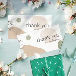 Cartão de agradecimento pelo seu pedido, Etiquetas de louvor para pequenas empresas, Decoração para pequena loja, Pacote de presente, 30 PCs, 50 PCs, 100PCs - Image 4