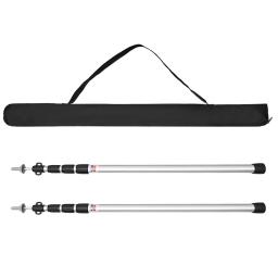 Engrossar Tenda De Liga De Alumínio Pólo, hastes De Suporte De Tenda Ajustável, Abrigo De Praia, Toldo De Lona, Pólos De Substituição, Acessórios - Image 6