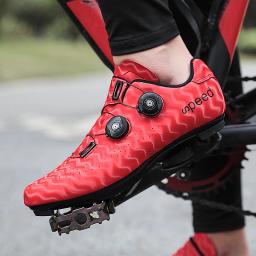 Sapatos ultraleves de ciclismo fivela dupla para homens, calçados esportivos profissionais, corrida de estrada, MTB, mountain bike lock - Image 3