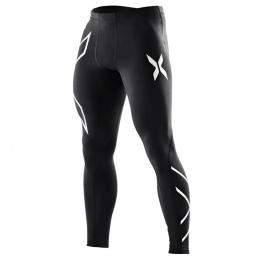 Calças justas de secagem rápida respirável masculina, calças de compressão, perneiras corrida, fitness, musculação, calças magras - Image 1
