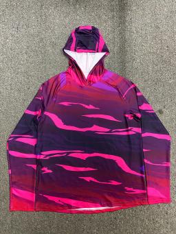 Hoodies camisas de pesca upf 50 + anti-uv iate mar peixe maillot praia engrenagem leve respirável pesca topos usar correndo capuz - Image 4