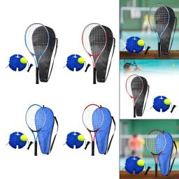 Ténis Treino Rebote Bola com Corda, Auto Prática, Raquete de Tênis Portátil para Parque, Tribunal, Estádio Exercício - Image 4