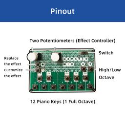 Portátil Bluetooth MIDI sintetizador, música elétrica Board controlador, teclado arranjador profissional para Arduino - Image 5