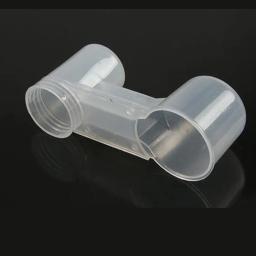 Plastic Pet Bird Bebedor Alimentador, Copo Garrafa De Água, Gato, Galinha, Pombo, Papagaio, Hamster, Bico Duplo, Guia para Jardim Familiar - Image 6