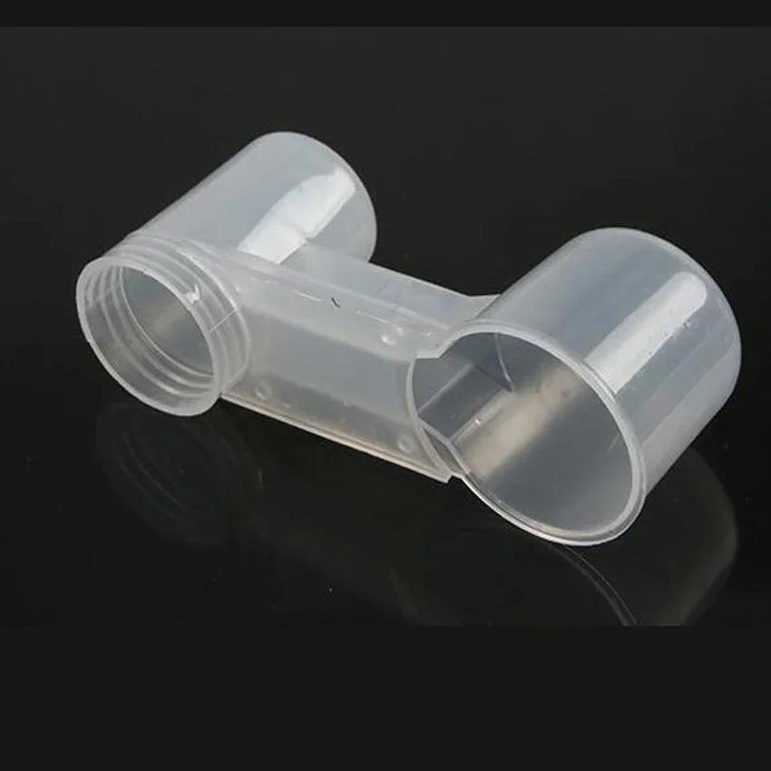 Plastic Pet Bird Bebedor Alimentador, Copo Garrafa De Água, Gato, Galinha, Pombo, Papagaio, Hamster, Bico Duplo, Guia para Jardim Familiar - Image 1