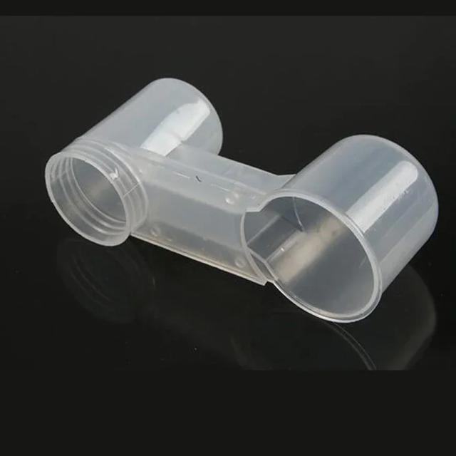 Alimentador e Bebedouro de Plástico para Pássaros e Pequenos Animais de Estimação - Ideal para Jardim Familiar