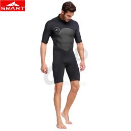 SBART-fato de neoprene masculino, roupa de banho, guarda de surf, pesca submarina, roupa molhada com mergulho, caiaque e mergulho, manga curta, 4XL, 2023 - Image 3