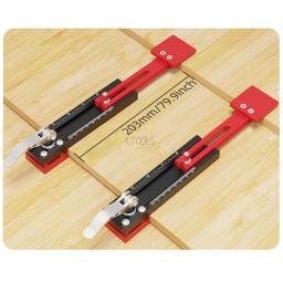 Alumínio Precision Gecko Gauge, ajustável Stepped Board, instalação Jig, painel de parede, métrica Polegada Escala Dupla, 1 Conjunto - Image 4