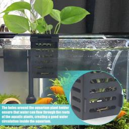 Suporte de planta para aquário, armazenamento tanque de peixes, suporte de planta, plantas aquáticas, plantio, bacia, paisagismo bacia - Image 3
