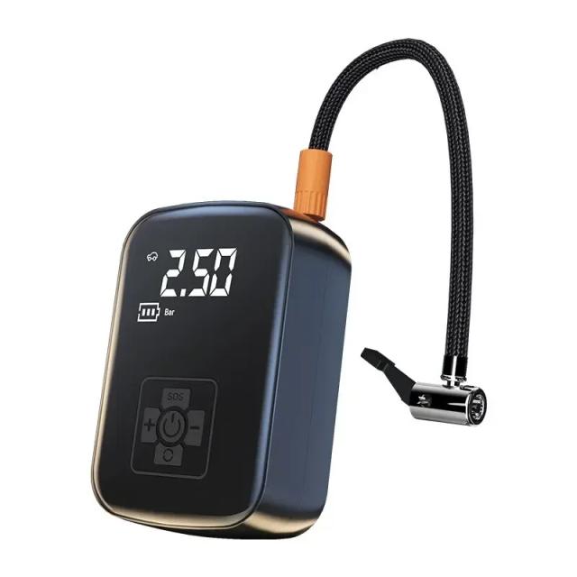 Compressor de Ar Sem Fio: Inflador Elétrico para Pneus de Carro, Motocicleta, Bicicleta e Itens Infláveis