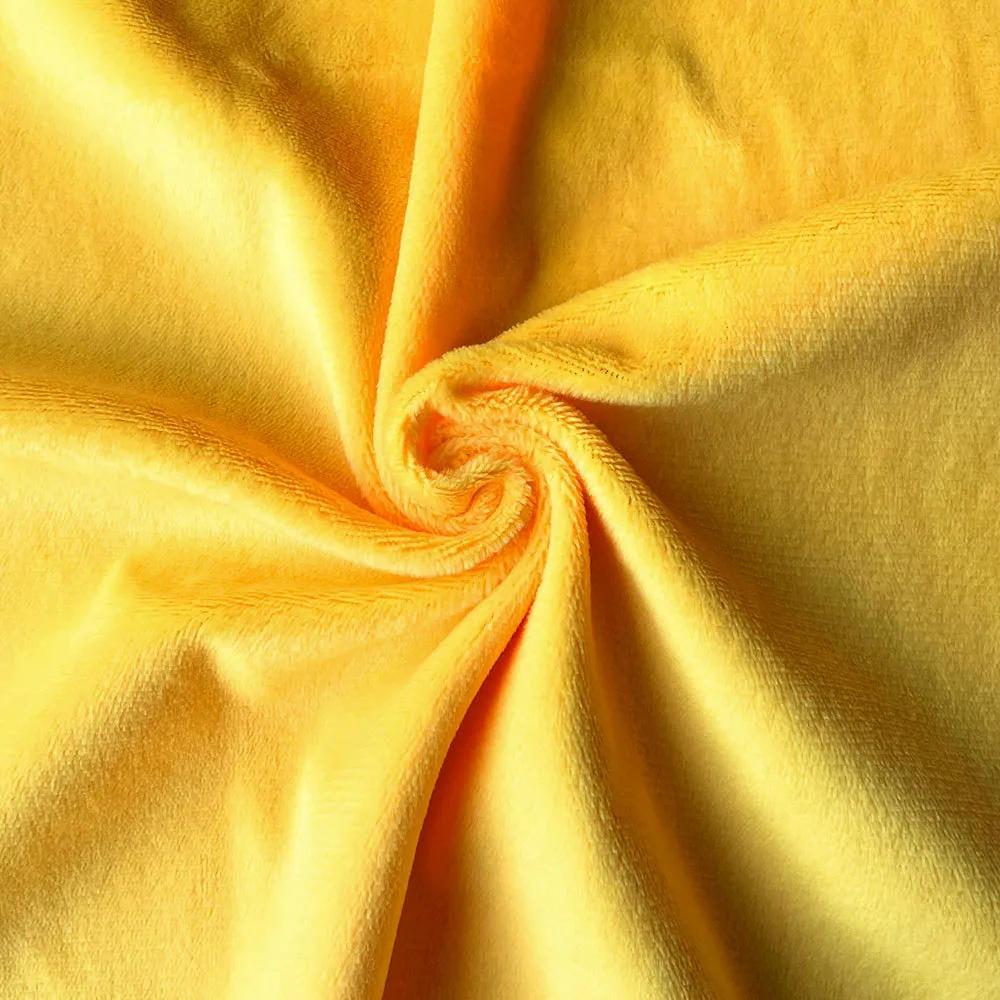 Monocromático Plush Velvet Fabric, Super Macio, Curto, Home Textile, Vestuário Toy, Almofada, Travesseiro, Material Cobertor, DIY, Handmade, Tamanho grande - Image 1