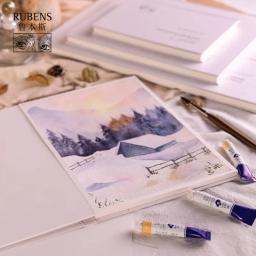 Paul Rubens-Livro de Pintura Aquarela, Alta Absorção, Prensagem a Frio, Papel Sketchbook, 100% Algodão, 300gsm, 20 Folhas - Image 6