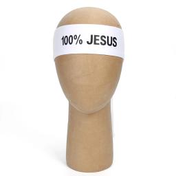 Jesus Sport Tie Headband, futebol, futebol, atletismo, fitness, bandana, 100% - Image 6