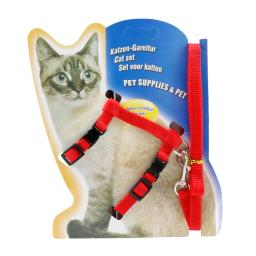 Ajustável respirável pet peito cinta, trela gato ao ar livre, portátil pet treinamento, andando dispositivo, bonito - Image 2