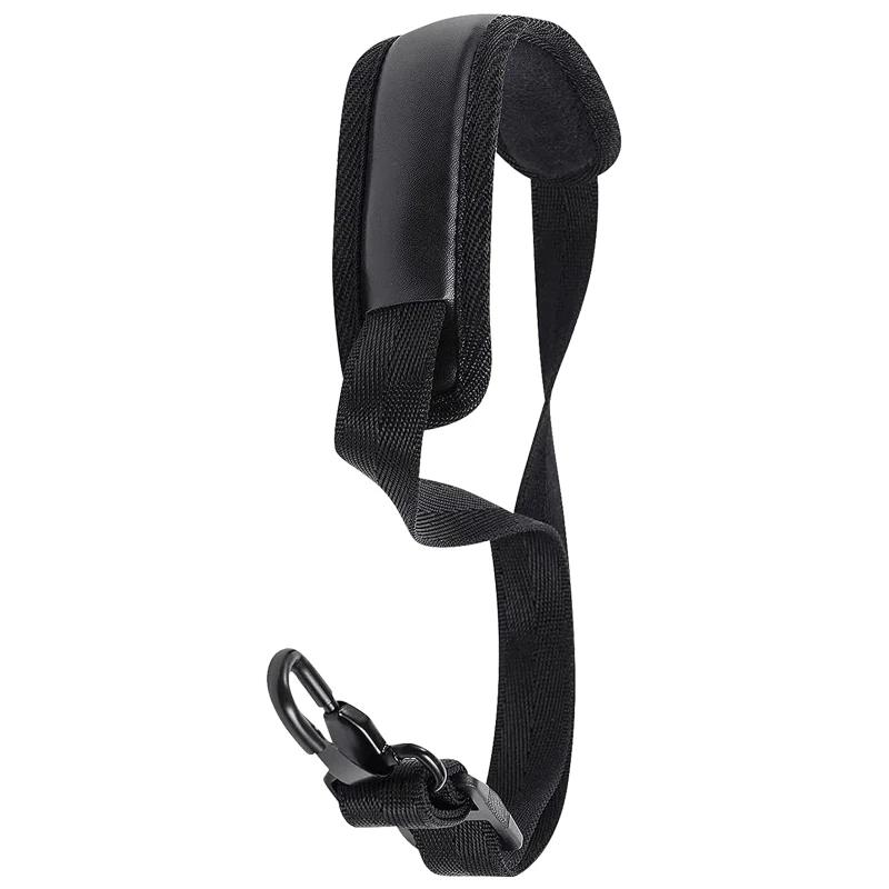 Alça pescoço ajustável para saxofone acolchoado couro 652D com gancho para sax alto - Image 1