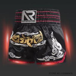 Calções de Boxe Masculino e Feminino, Roupa de Treino Artes Marciais, Calções Kick Boxing, Agarra Ginásio, Gaiola Kickboxing, Calças Lutadoras, Muay Thai - Image 1