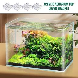 Acrílico Quadro De Suporte Para Aquário, Suporte De Aquário, Clipe De Tampa De Vidro, Suporte, Glas, 4Pcs - Image 2