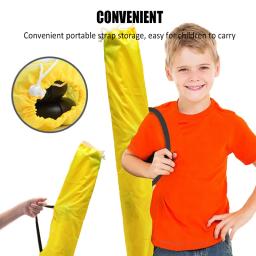 Portable Folding Futebol Goal com Saco, Mini Sport Net, Outdoor Indoors e Esportes, Equipamento de Treinamento de Futebol Juvenil para Crianças - Image 5