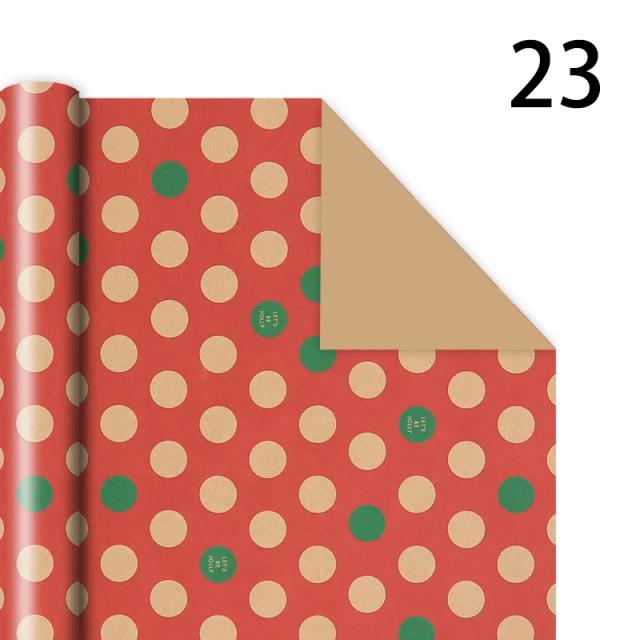 Papel de Embrulho Festivo para Natal, Aniversário e Casamentos - Coleção de Elementos Natalinos para Embalagens Criativas