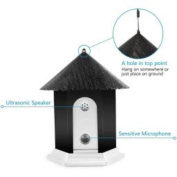 Dispositivo de controle anti-latido ao ar livre para cão, dissuasor ultra-sônico, parar dispositivos do cão, até 50 Ft - Image 3