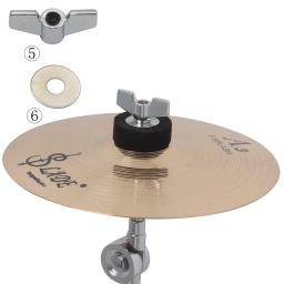 Bateria Kit com Felt Pads, Wing Nuts, arruelas, mangas para tubos, percussão Instrument, peças de reposição, Drum Kit, pratos Acessórios, 18 Pçs/set - Image 4