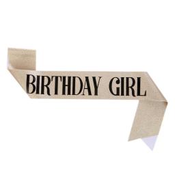Fita cetim faixa para mulheres, feliz aniversário festa decorações suprimentos para menina, rainha, 10 °, 18 °, 20 °, 30 °, 40 ° - Image 3