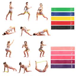 5 pçs/set yoga resistência faixas de borracha expansor cinto musculação equipamentos fitness pilates treinamento esportivo treino elástico - Image 6