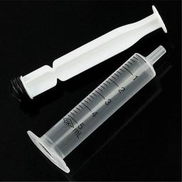 Seringa Injetora de Plástico Descartável, Nenhuma agulha para nutrientes de laboratório, Medindo pequeno Pet Food Feeder sem agulha, 5ml, 10x - Image 2