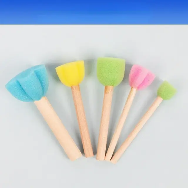 Arte e Artesanato para Crianças: Brinquedos Educativos e Kits DIY de Pintura com Esponja, Escova e Stencil