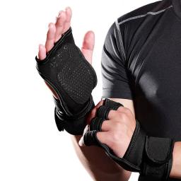 Luvas de treinamento para homens e mulheres, Luvas de treino, protetor de palma, Fitness, musculação, halterofilismo, ginástica, mão, pulso - Image 2